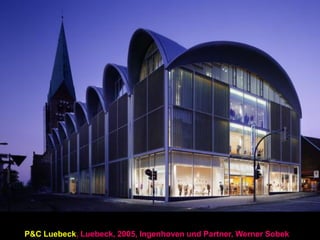 Kresge Auditorium, MIT, Eero Saarinen/Amman
Whitney, 1955, on three supports
deflected structure under its own weight
 