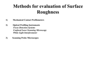 Surface treatment | PPTX