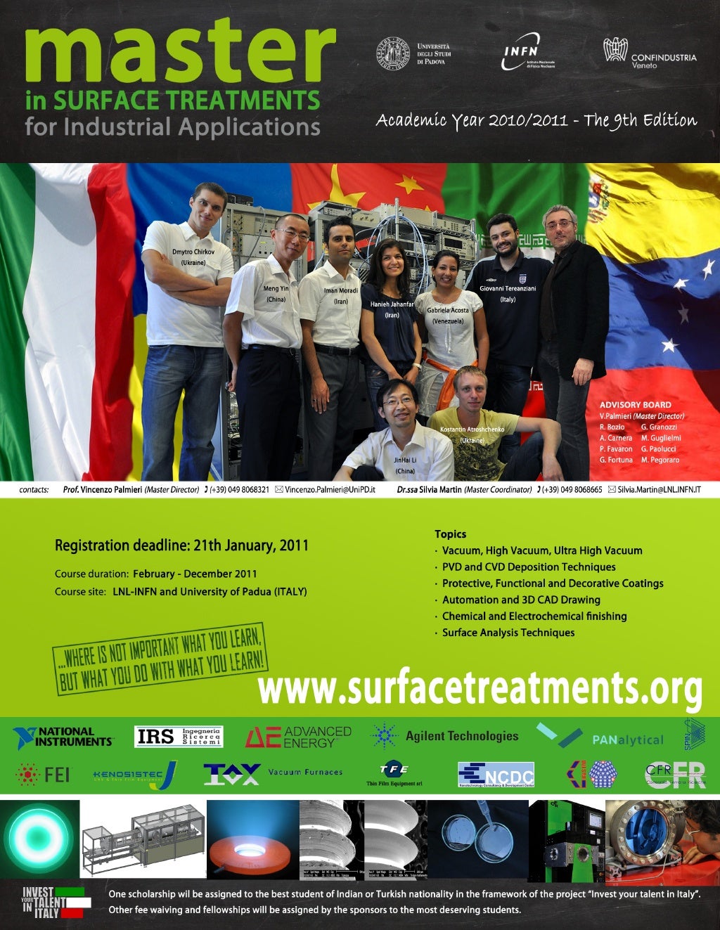 "Surface Treatments Master" A Y 2010 11