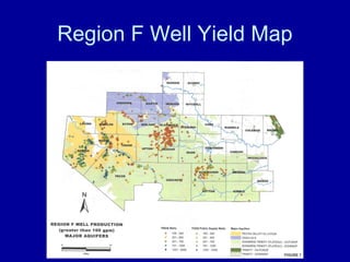 Region F Well Yield Map
 