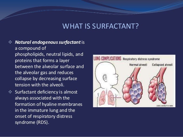 Surfactant admin