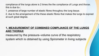 SURFACTANT , COMPLIANCE AND AIRWAY RESISTANCE | PPTX
