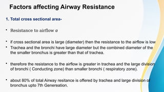 SURFACTANT , COMPLIANCE AND AIRWAY RESISTANCE | PPTX