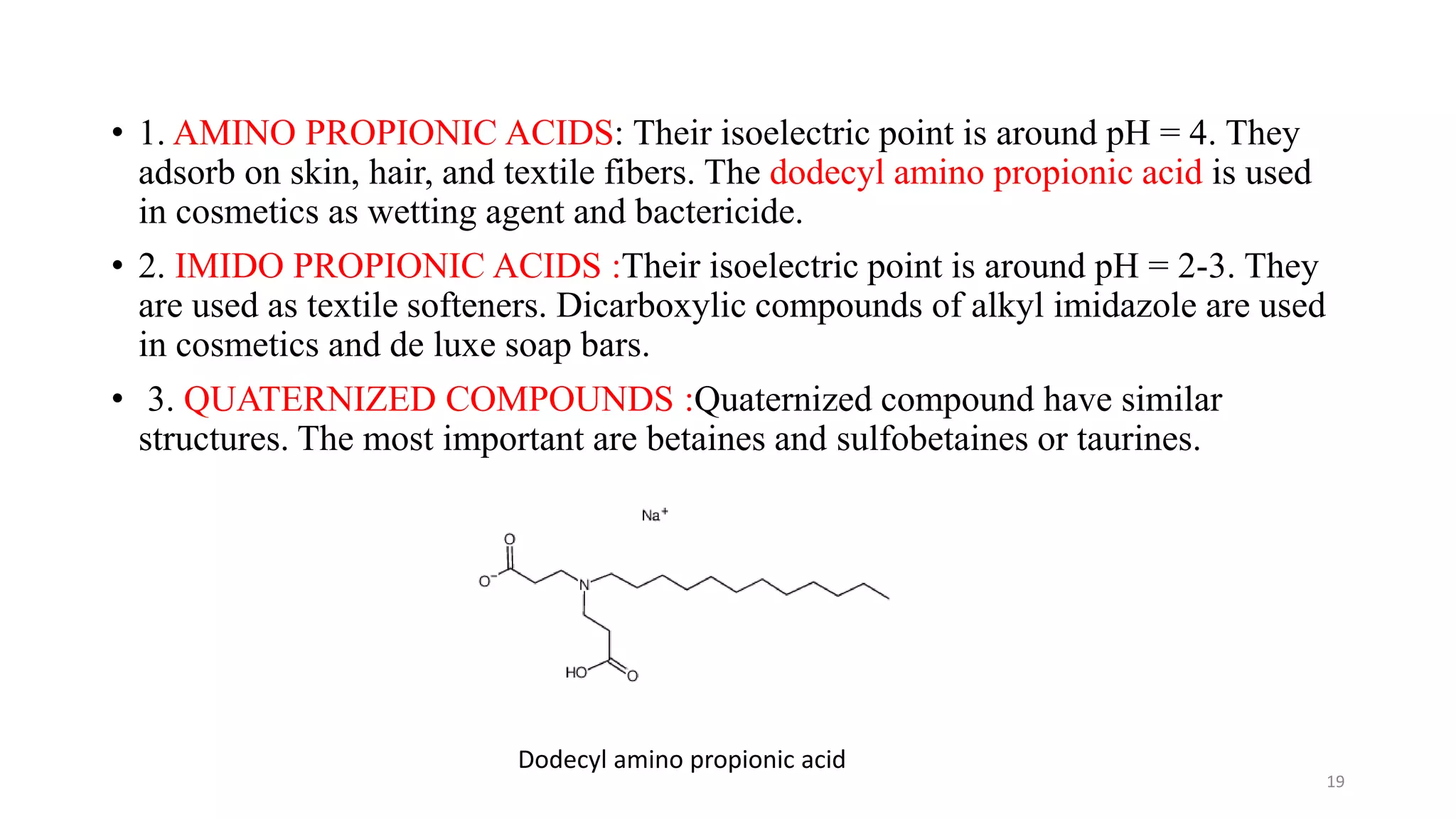 SURFACTANTS - Classification and applications | PPTX