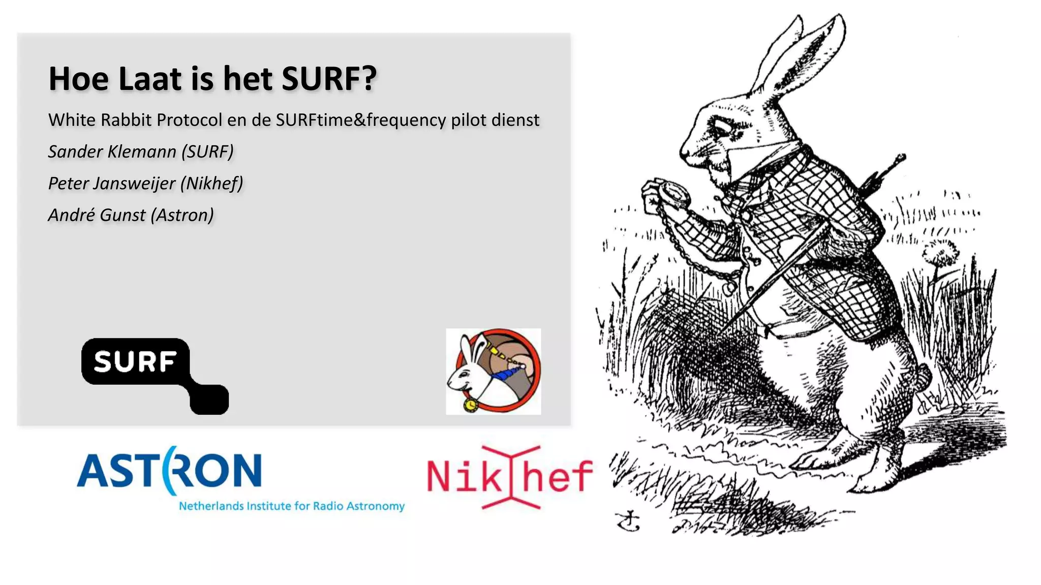 SURF, Hoe laat is het - Sander Klemann - NWD23 | PPTX