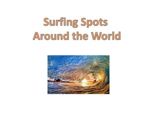 Surfing Spots