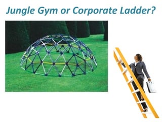 Jungle Gym or Corporate Ladder?

 