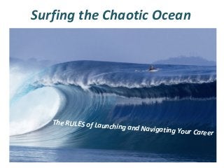 Surfing the Chaotic Ocean

The RULES of Laun
ching and Navigat
ing

Your Career

 