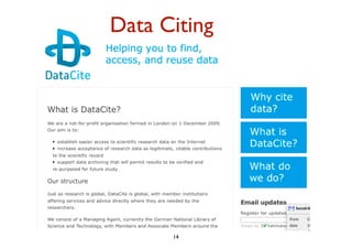 Privacy
1.Privacy as conﬁdentiality
  The right to be let alone (Warren and Brandeis, 1890)

2.Privacy as control
  The right of the individual to decide what information
  about herself should be communicated to others and
  under which circumstances.

3.Privacy as practice
  The right to intervene in the ﬂows of existing data and
  the re-negotiation of boundaries with respect to
  collected data.
                            11
 
