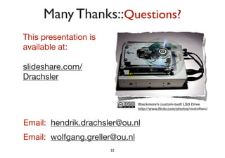 Policy guidelines




A brief guide on data licenses developed by SURF and the Centre for
Intellectual Property Law (CIER), 2009 available at
www.surffoundation.nl
                                          18
 