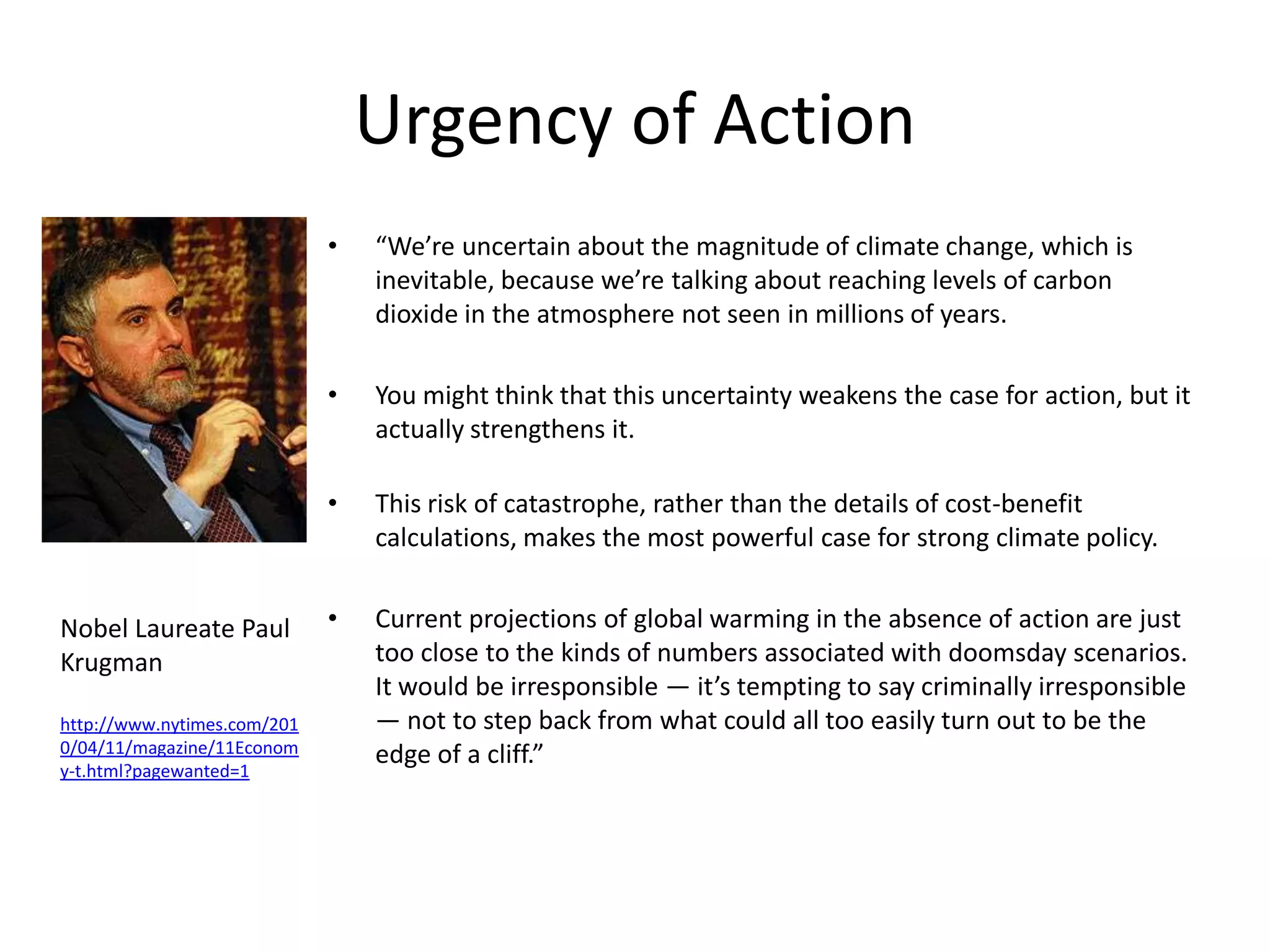 With BAU we are talking about 5-6°C change in temperature in the opposite direction in less than 80 YearsMIT