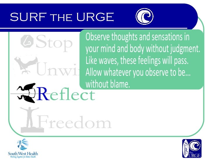 SURF the URGE Mindfulness Recovery Tools