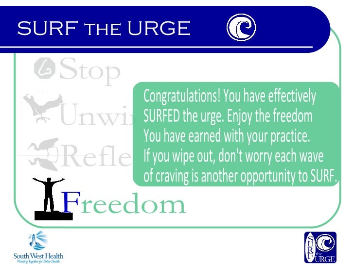 SURF the URGE Mindfulness Recovery Tools