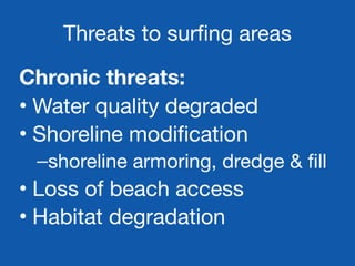 Surf protection, World Surf Reserves & Case Studies