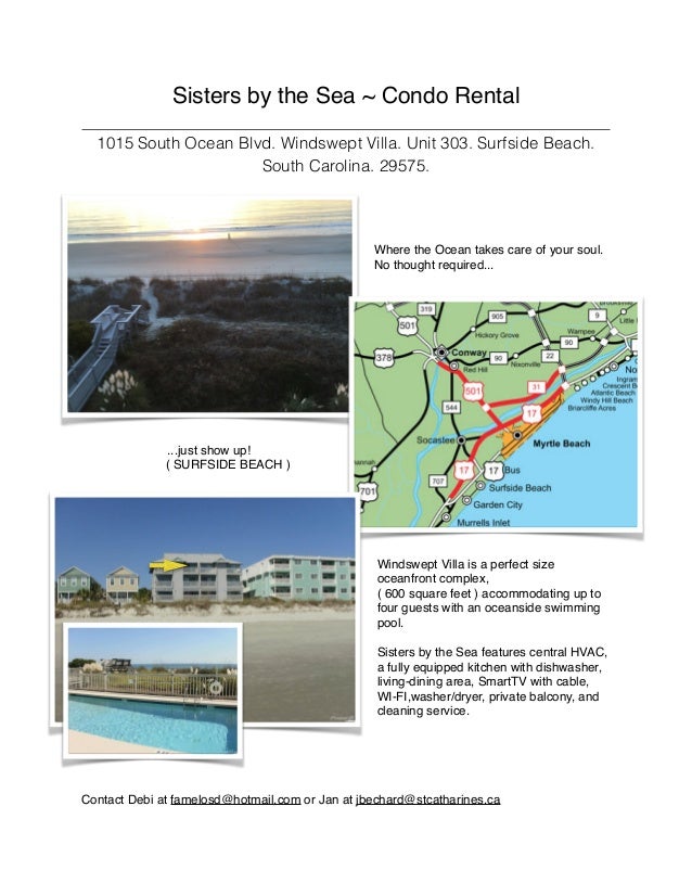 Surfside beach rental
