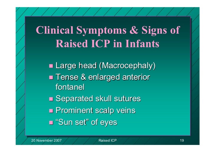 Surg351 Presentation And Management Of Raised Intracranial Pressure
