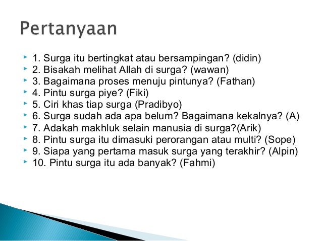 Nama 8 Pintu Surga Jannah Macam Surga Dan Neraka Beserta Calon