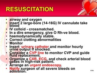 DUODENITISAETIOLOGY	- aspirin, 	- NSAIDs	- high acid secretion CLINICAL FEATURE	-	Symptoms are similar to 	peptic ulcer disease	-	stomach pain	-bleeding from the intestine	-	nausea & vomiting	-	LOA	-	intestinal obstruction(rare) 39/81