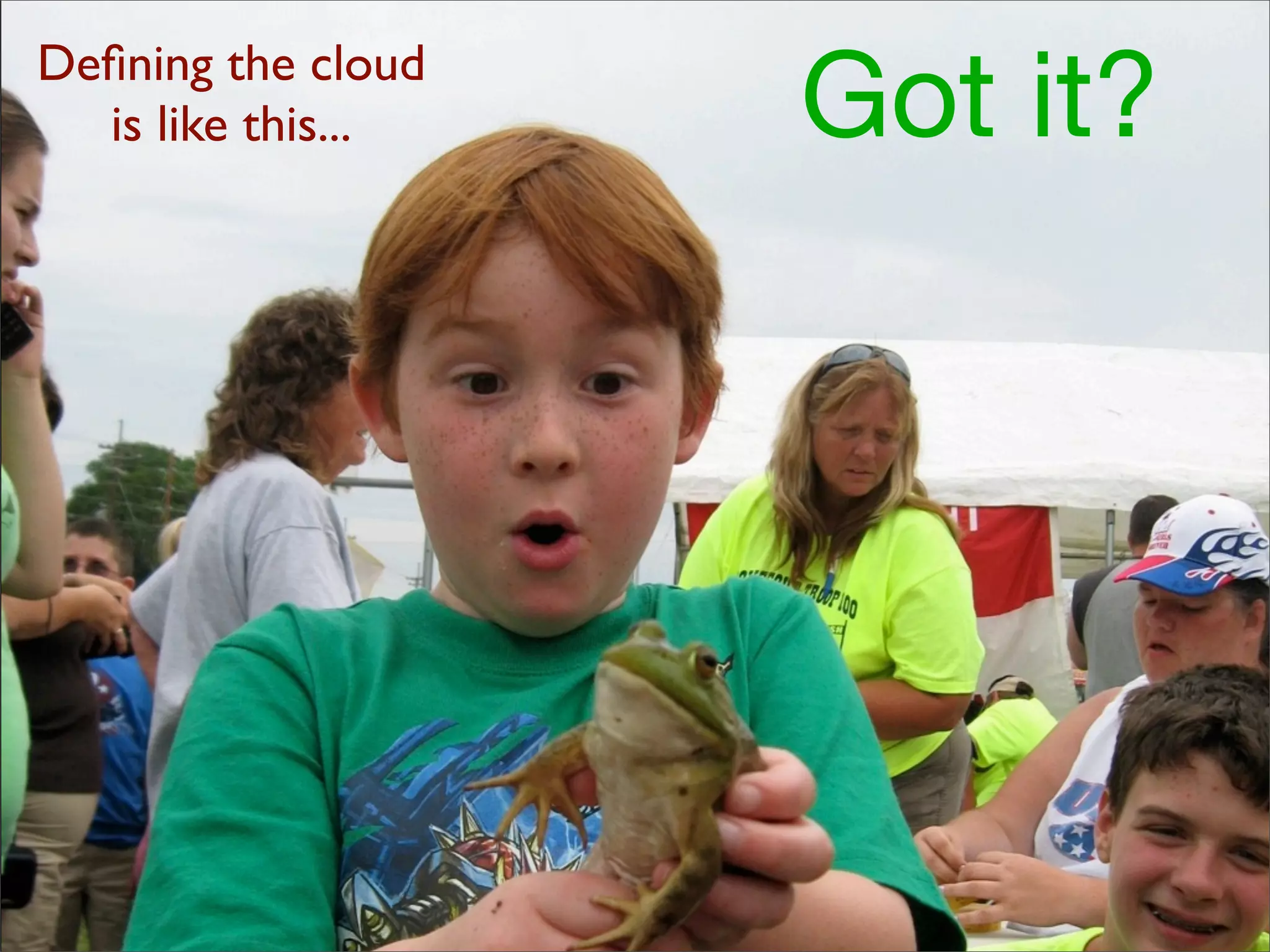 Copyright © 2010 Opscode, Inc - All Rights Reserved 6
Got it?Deﬁning the cloud
is like this...
 