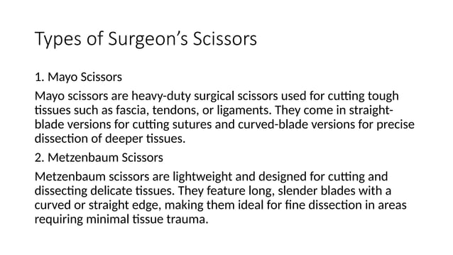 surgeons scissors by greymedical scissors.pptx