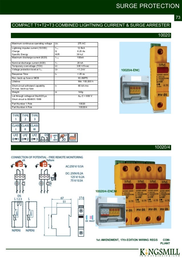 Surge Protection Main Supply Sub Distribution Boards Socke…