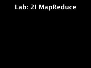 Lab: 2I MapReduce
 