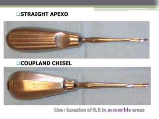 STRAIGHT APEXO
COUPLAND CHISEL
 