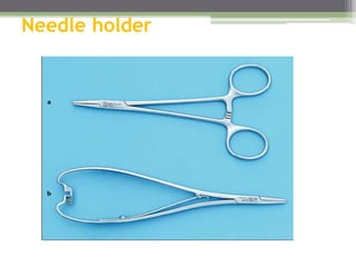 Needle holder
 