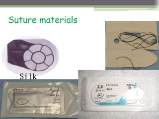 Suture materials
 