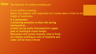 DIFFERENTIAL DIAGNOSIS OF SWELLINGS IN THE RIGHT HYPOCHONDRIUM AND ITS ...