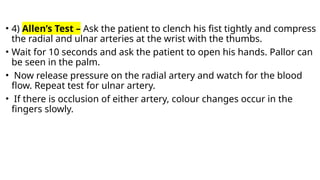 Thoracic outlet syndrome and gangrene with indication of amputation | PPTX