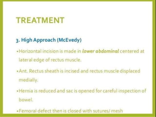 Femoral Hernia: A case presentation 