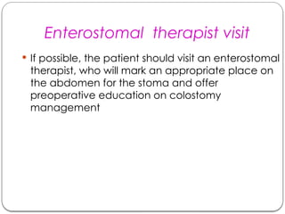 surgery COLOSTOMY GENERAL SURGERY PPT... | PPTX