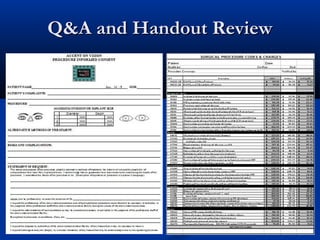 Q&A and Handout ReviewQ&A and Handout Review
 