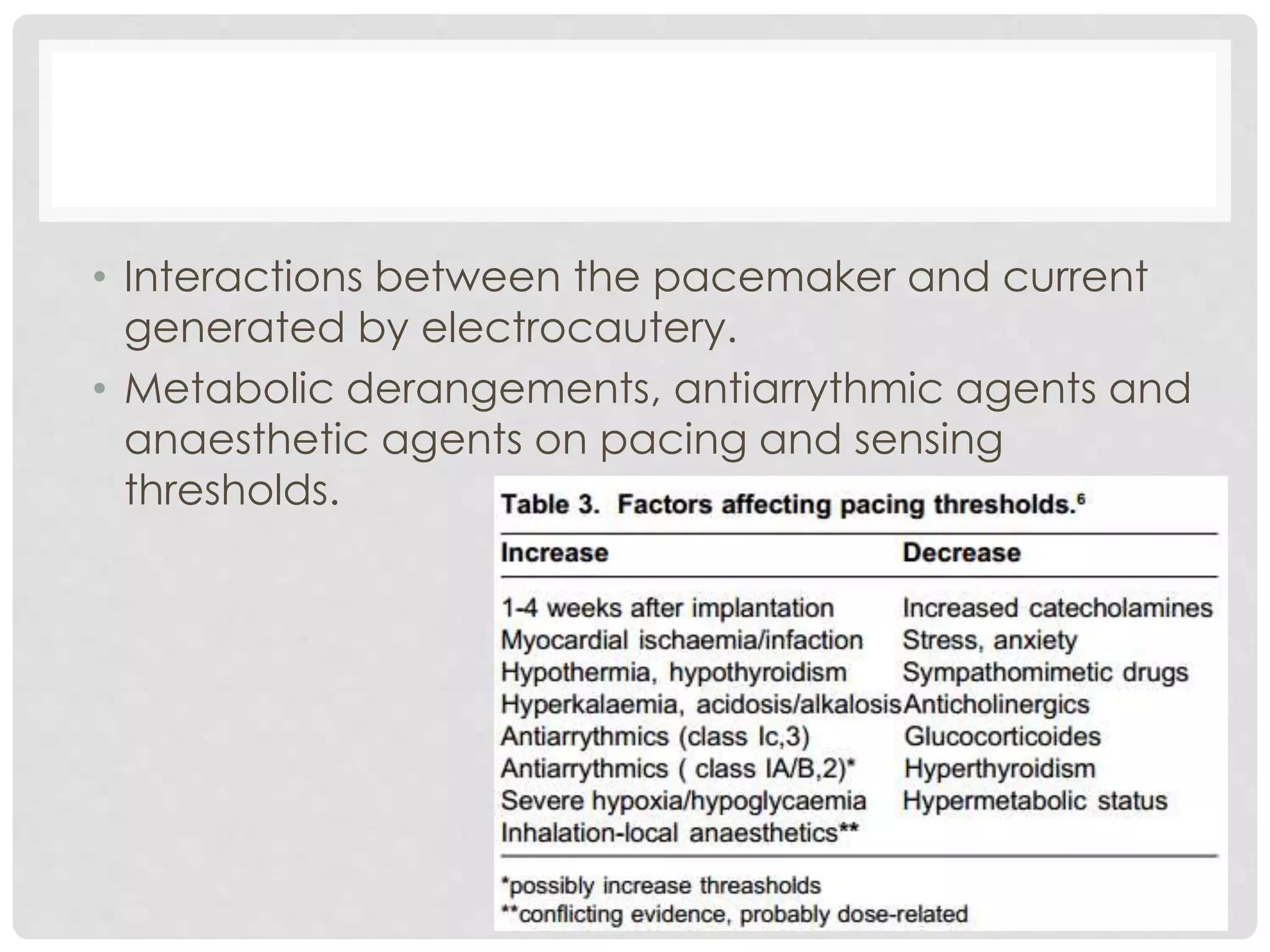Surgery in patients with icd and pacemakers | PPTX