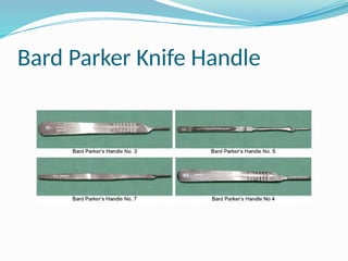 Bard Parker Knife Handle
 