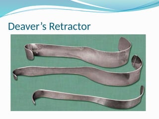 Deaver’s Retractor
 