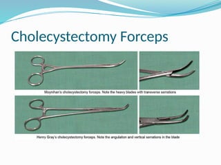 Cholecystectomy Forceps
 