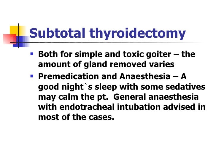 subtotal thyroidectomy
