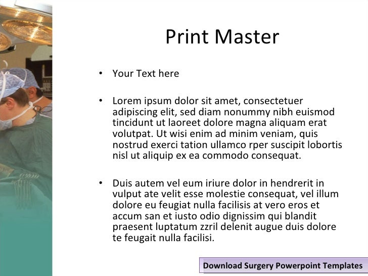 surgery-ppt-templates