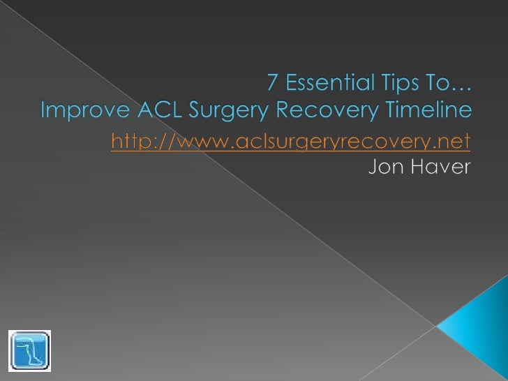 Surgery recovery timeline 7 essential tips to improve it