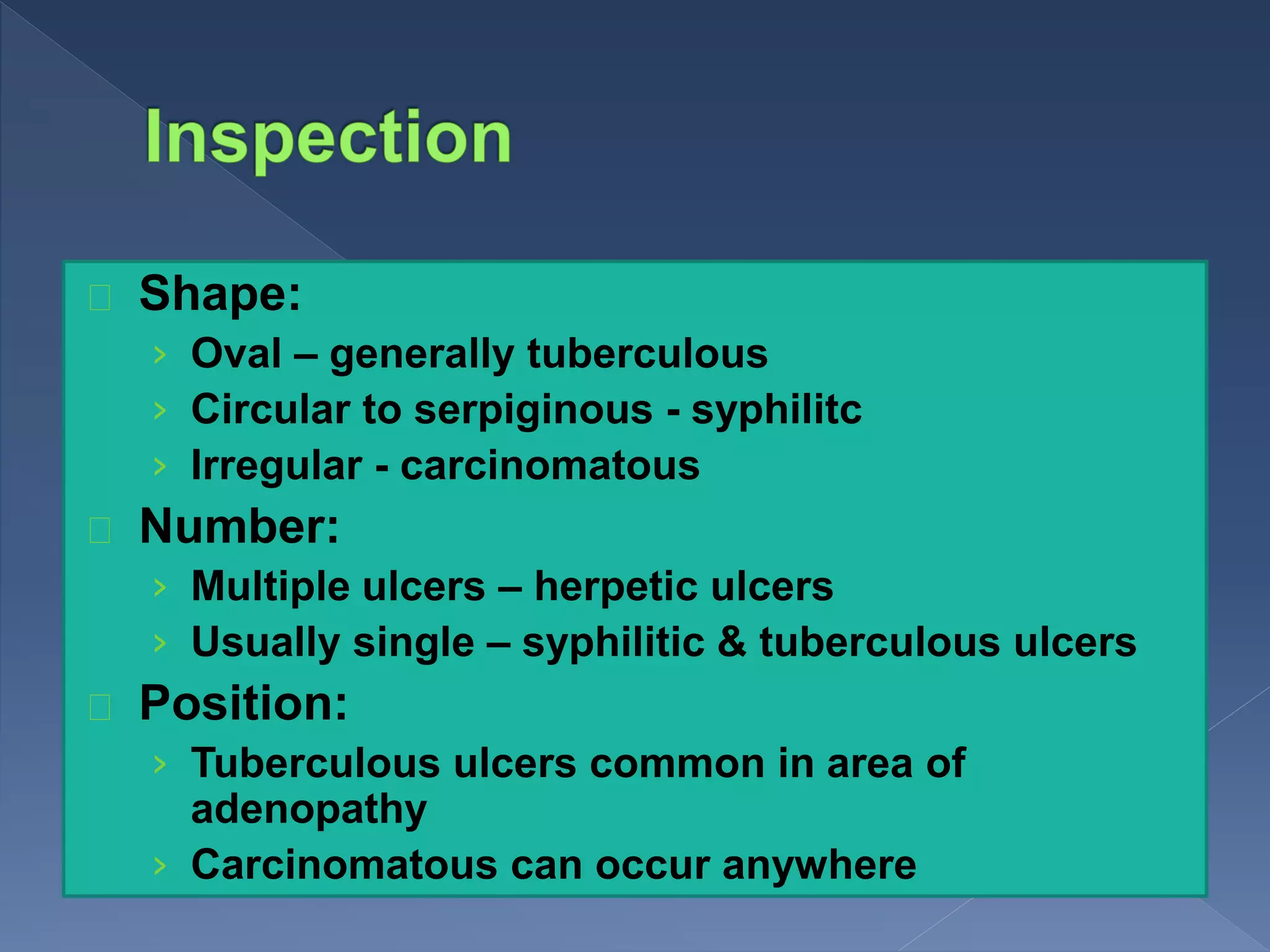 Evaluation Of Oral Ulcerations | PPTX