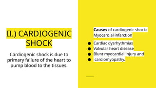A Gen surgery seminar on the topic of shock | PPTX