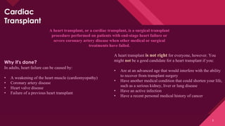 Cardiac Transplant | PPTX