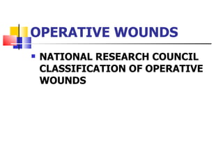 Surgical infections Control | PPT