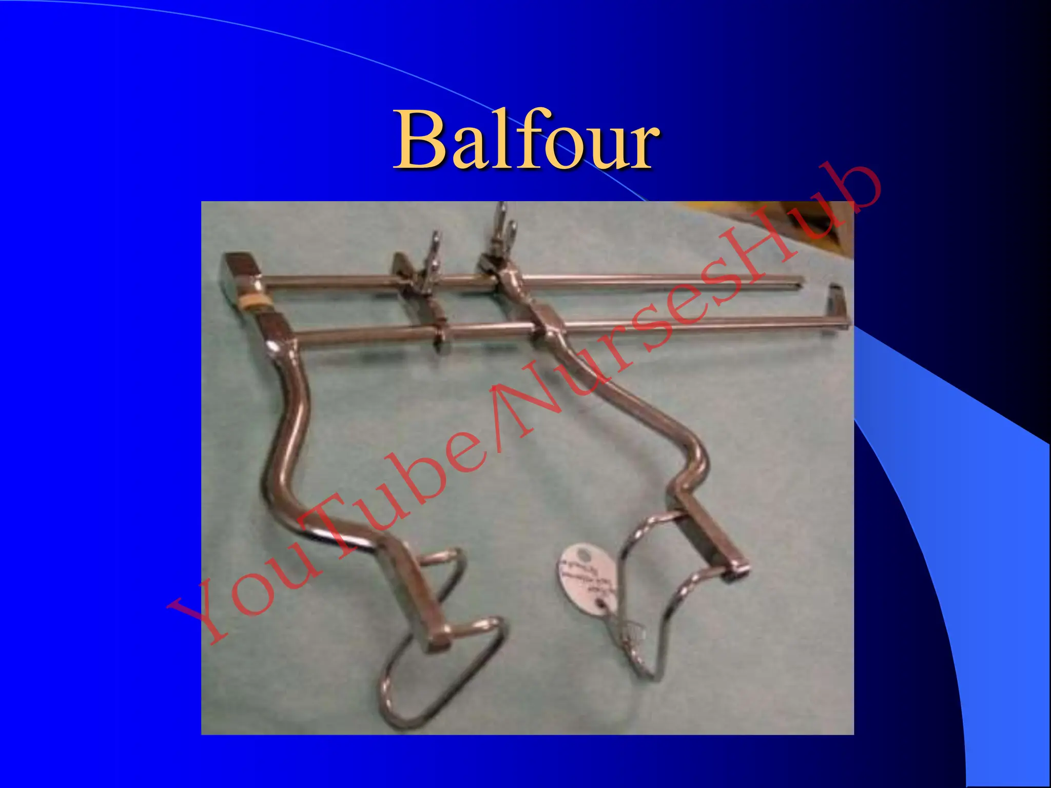 Balfour
YouTube/NursesHub
 