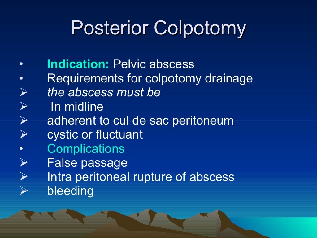 SURGICAL MANAGEMENT OF SEPTIC ABORTION