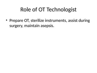 Comprehensive Overview of Surgical and Anesthesia Technology Roles and ...