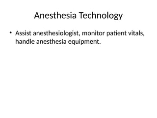 Comprehensive Overview of Surgical and Anesthesia Technology Roles and ...
