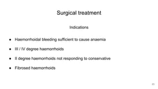 SURGICAL CAUSES OF ANEMIA HAEMORRHOIDS.pptx